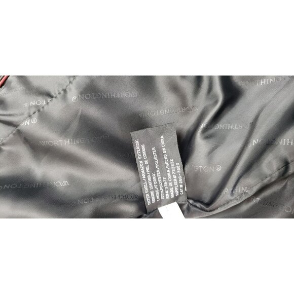 WORTHINGTON GENUINE LAMBSKIN WOMENS COAT - Picture 5 of 6